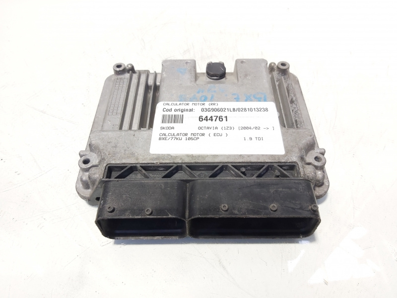 Calculator motor ECU, cod 03G906021LB, 0281013238, Skoda Octavia 2 (1Z3) 1.9 TDI, BXE (id:644761)
