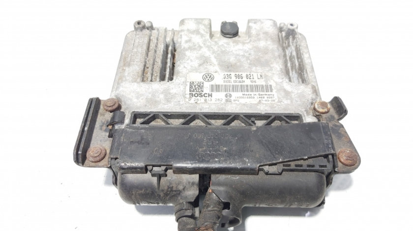 Calculator motor ECU, cod 03G906021LN, 0281013282, Vw Passat Variant (3C5) 1.9 TDI, BXE (idi:647764)