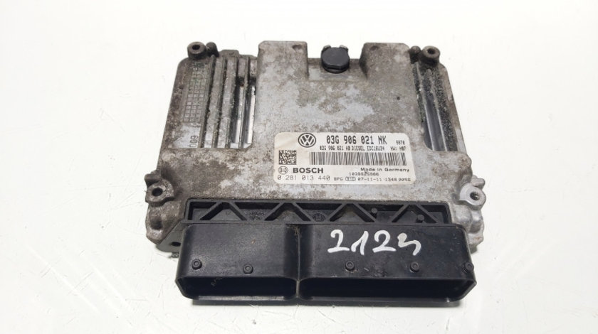 Calculator motor ECU, cod 03G906021NK, 0281013440, Vw Passat Variant (3C5) 2.0 TDI, BMP (id:633765)