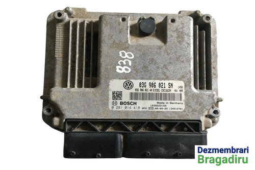 Calculator motor ECU Cod: 03G906021SN 03G906021SN Seat Altea [facelift] [2009 - 2015] XL minivan 5-u...
