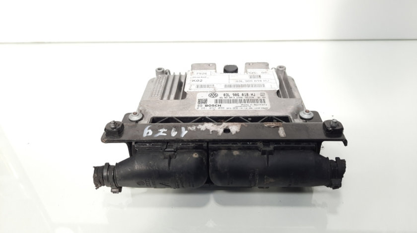 Calculator motor ECU, cod 03L906018HJ, 0281017096, Audi Q3 (8UB), 2.0 TDI, CFF (idi:598173)