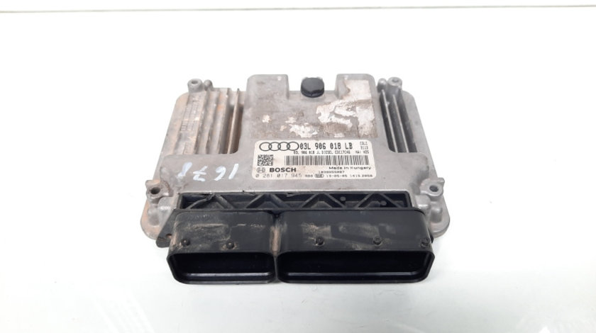 Calculator motor ECU, cod 03L906018LB, 0281017945, Audi A4 Allroad (8KH, B8), 2.0 TDI, CGL (idi:607644)