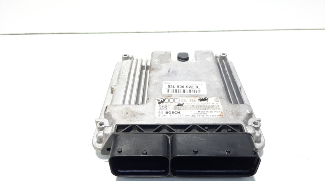 Calculator motor ECU, cod 03L906022B, 0281014235, Audi A4 (8K2, B8), 2.0 TDI, CAG (id:587415)