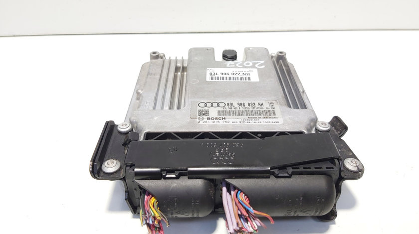 Calculator motor Ecu, cod 03L906022NH, 0281015752, Audi A5 (8T3) 2.0 TDI, CAH, 4x4 (idi:628407)