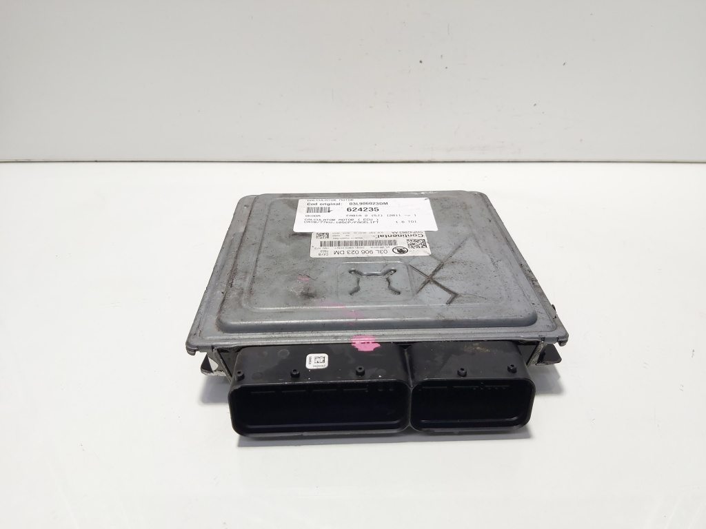 Calculator motor Ecu, cod 03L906023DM, Vw Polo (6R) 1.6 TDI, CAYB (idi:624235)