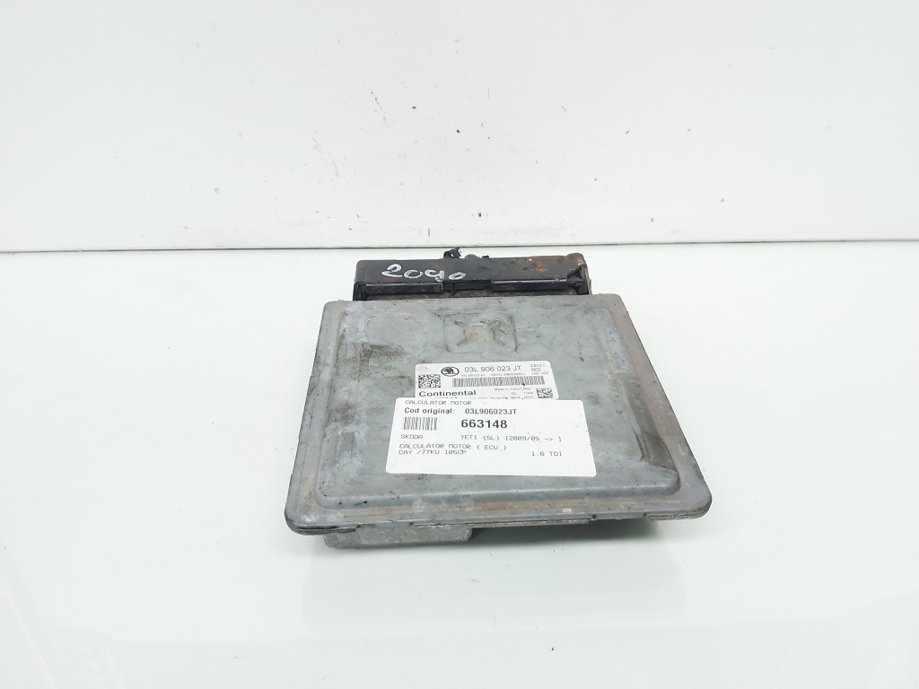 Calculator motor ECU, cod 03L906023JT, Skoda Yeti (5L), 1.6 TDI, CAY (id:663148)