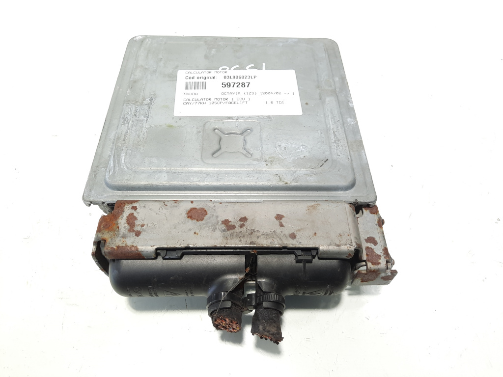 Calculator motor ECU, cod 03L906023LP, Vw Jetta 4 (6Z) 1.6 TDI, CAY (idi:597287)