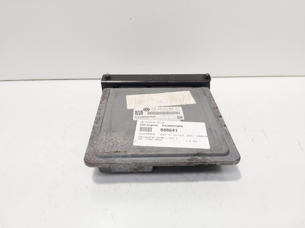 Calculator motor ECU, cod 03L906023MM, Seat Leon (1P1) 1.6 TDI, CAY (idi:688641)