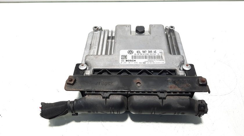 Calculator motor ECU, cod 03L907309AE, 0281017946, Vw Tiguan (5N) 2.0 TDI, CFFB (id:565061)