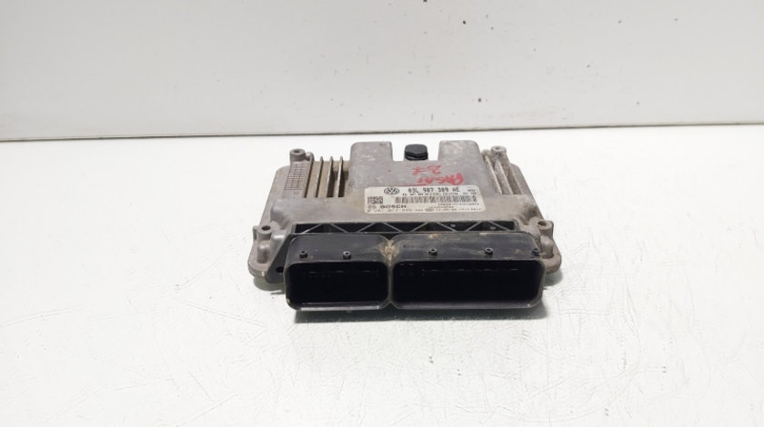 Calculator motor ECU, cod 03L907309AE, 0281017946, Skoda Superb II (3T4), 2.0 TDI, CFG (idi:645153)