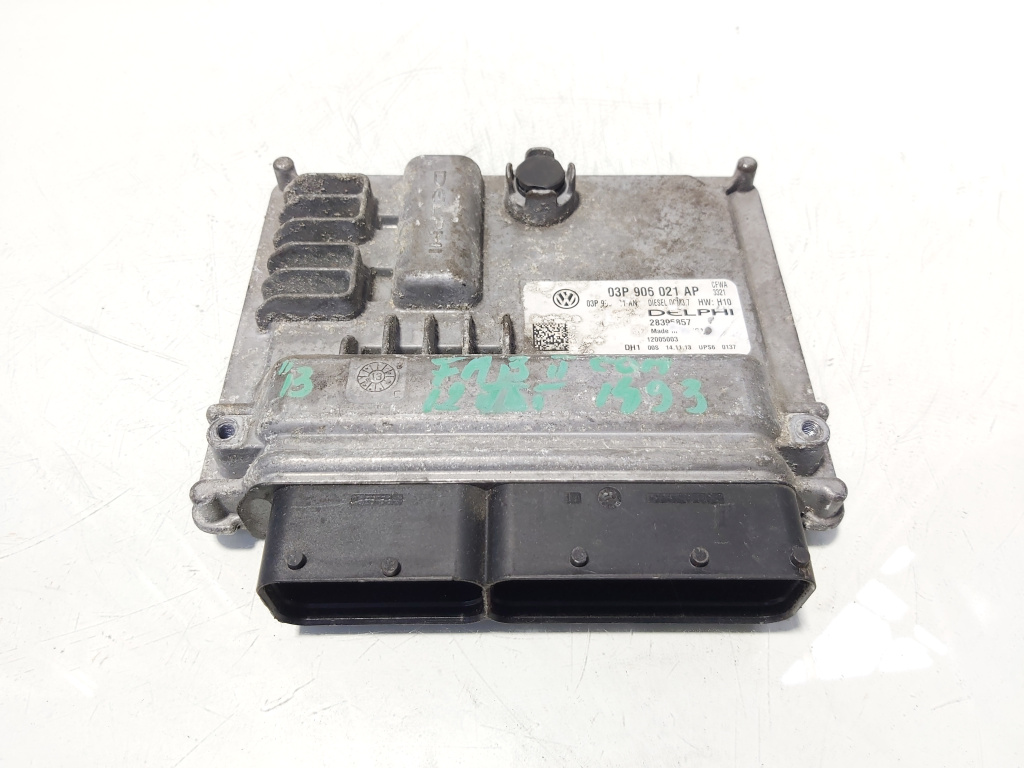 Calculator motor Ecu, cod 03P906021AP, Skoda Fabia 2 Combi (5J, 545), 1.2 TDI, CFW (id:644824)