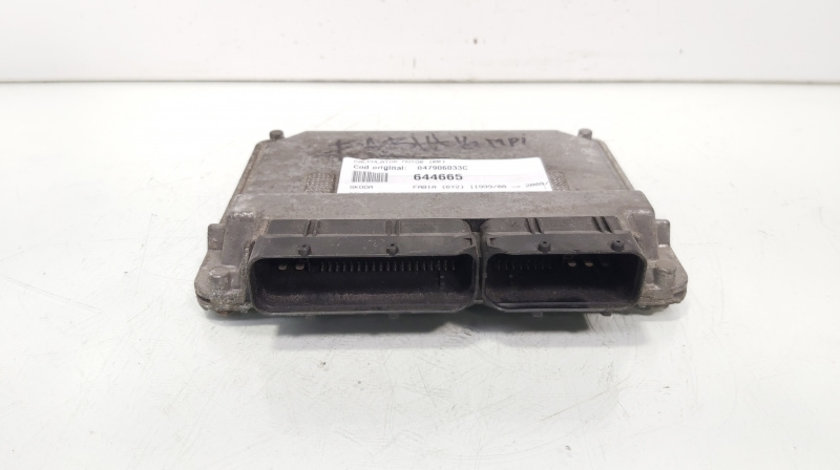 Calculator motor ECU, cod 047906033C, Skoda Fabia 1 Combi (6Y5), 1.4 MPI, AME (idi:644665)