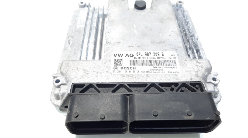 Calculator motor ECU, cod 04L907309B, 0281018510, Vw Golf 7 (5G) 1.6 TDI, CLH (id:560550)