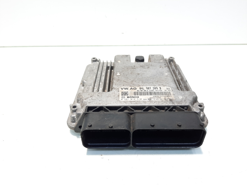 Calculator motor ECU, cod 04L907309B, 0281018510, Vw Golf 7 (5G) 1.6 TDI, CLH (id:560553)