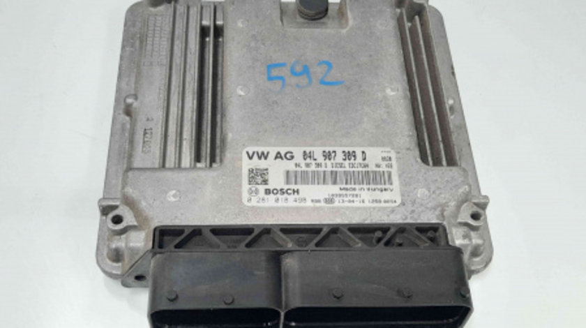 Calculator motor ECU, cod 04L907309D, 028018498, Skoda Octavia 3 (5E3) 2.0 TDI, CKF