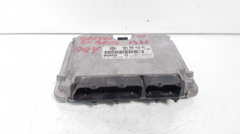 Calculator motor ECU, cod 06A906018GS, 0261206800, Vw New Beetle (9C1, 1C1), 2.0 benz, AQY (id:645014)