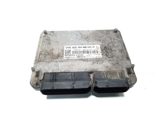 Calculator motor ECU, cod 06A906033JF, Audi A3 Cabriolet (8P7), 1.6 benz, BSE (idi:578651)