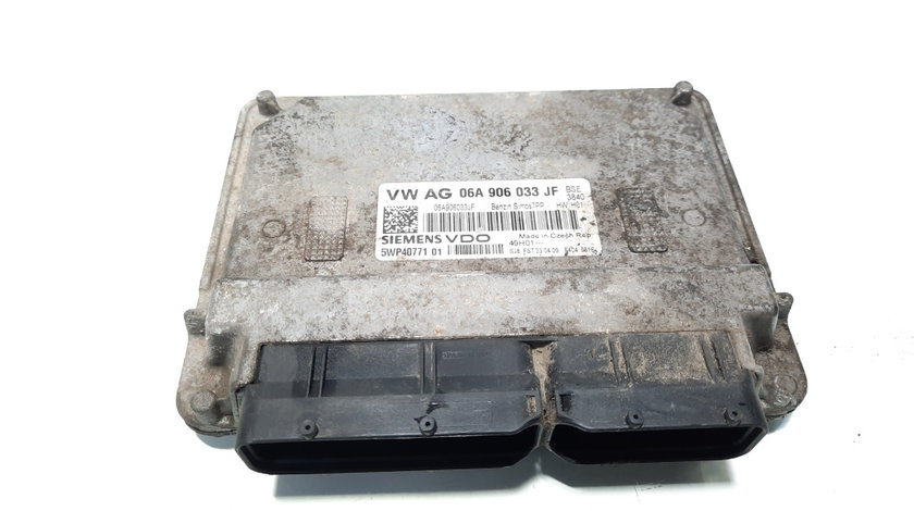 Calculator motor ECU, cod 06A906033JF, Skoda Octavia 2 (1Z3), 1.6 benz, BSE (idi:578651)