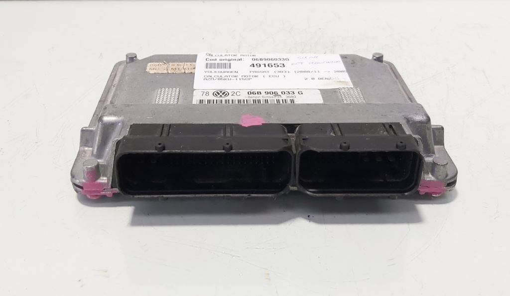 Calculator motor ECU, cod 06B906033G, Vw Passat (3B3) 2.0 benz, AZM (id:491653)