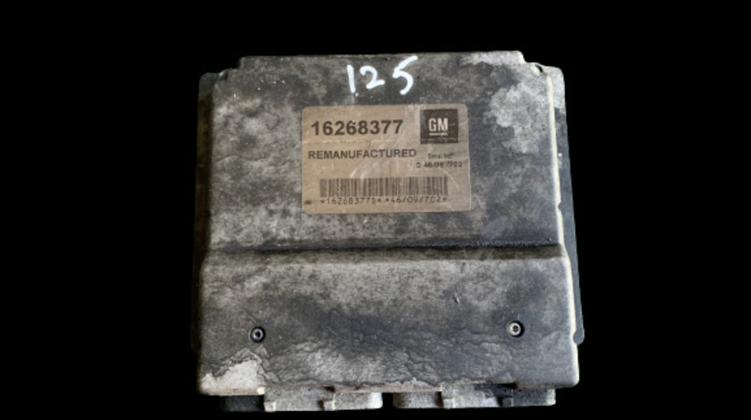 Calculator motor ECU Cod: 16268377 Opel Astra G [1998 - 2009] Hatchback 3-usi 1.6 MT (75 hp) F07_)