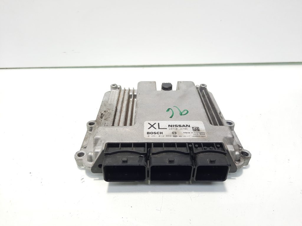 Calculator motor ECU, cod 23710-JD78E, 0281014859, Nissan Qashqai, 2.0 DCI, M9RD8G8 (id:584795)