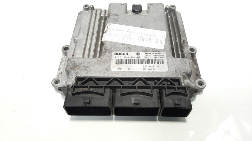 Calculator motor ECU, cod 237101074R, 0281018284, Renault Scenic 3, 1.6 DCI, R9M402 (id:598288)