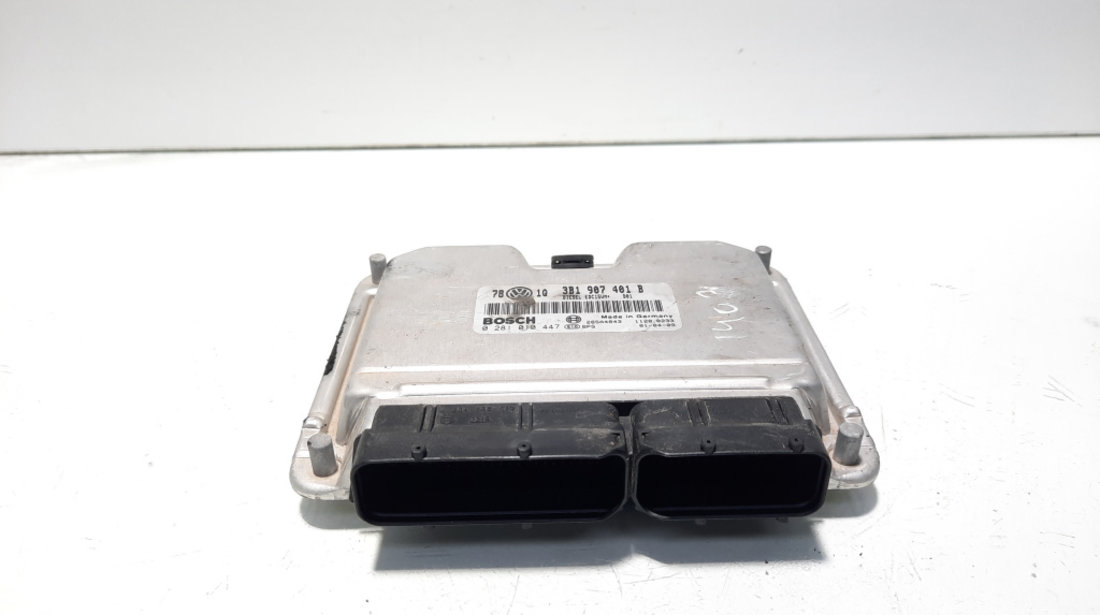 Calculator motor ECU, cod 3B1907401B, 0281010447, Audi A6 Avant (4B5, C5) 2.5 TDI, AKN (idi:593584)