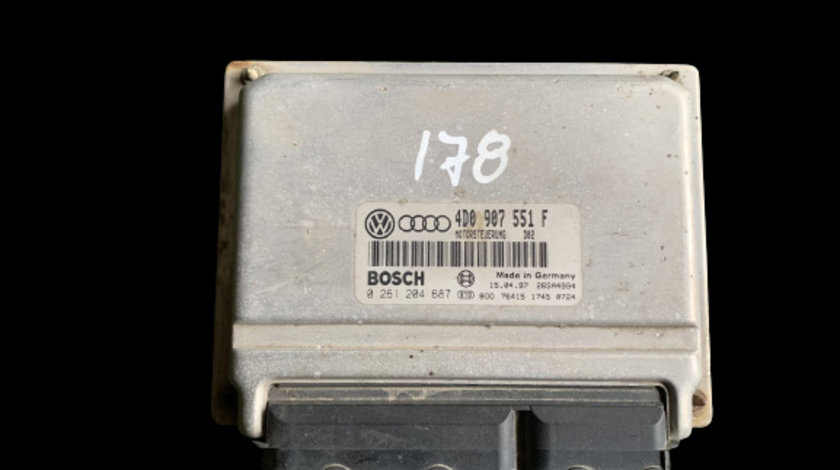 Calculator motor ECU Cod: 4D0907551F Audi A6 4B/C5 [1997 - 2001] Sedan 2.8 MT quattro (193 hp)