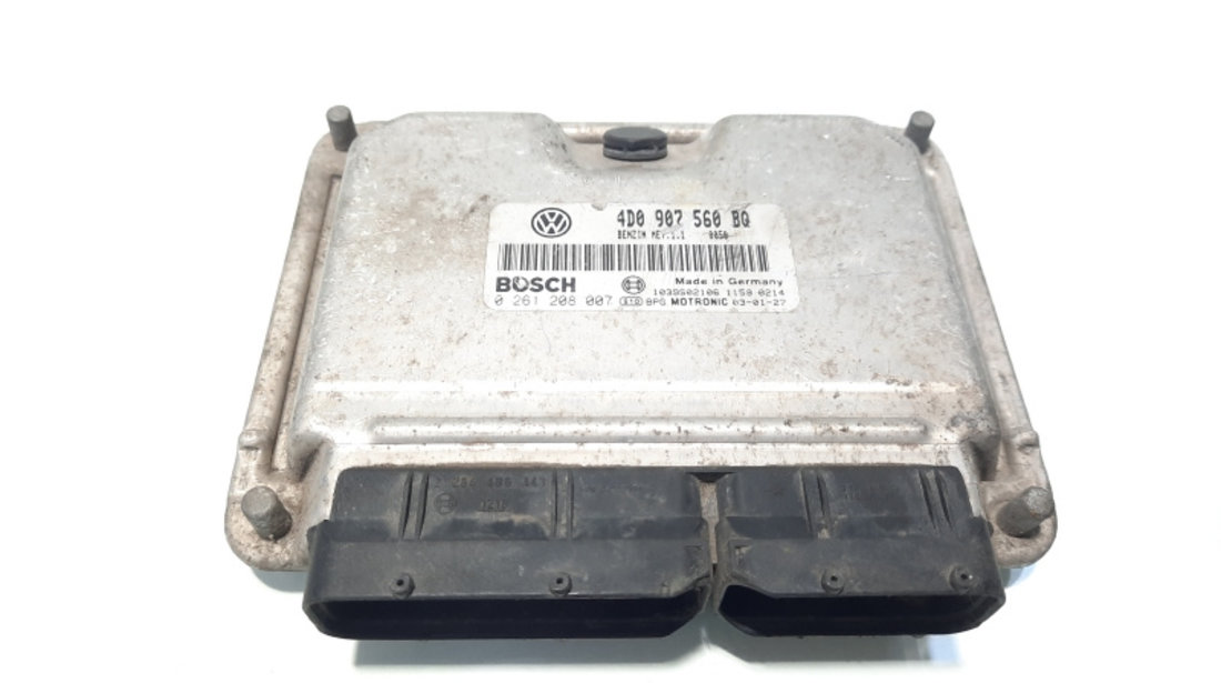 Calculator motor ECU, cod 4D0907560BQ, 0261208007, VW Touareg (7LA, 7L6), 4.2 benz (id:576635)