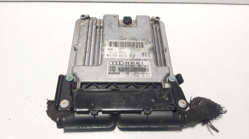 Calculator motor ECU, cod 4F0907401B, 0281013173, Audi A6 Avant (4F5, C6), 3.0 TDI, BMK, 4X4 (id:640580)