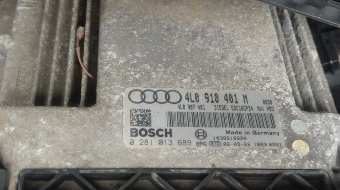 Calculator motor ecu cod 4L0910401M Audi Q7 4l motor 3.0tdi 233 BUG chit kit pornire