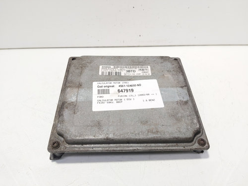 Calculator motor ECU, cod 4S61-12A650-ND, Ford Fusion (JU) 1.4 benz, FXJA (id:647919)