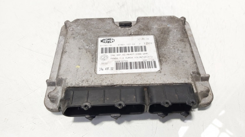 Calculator motor ECU, cod 51793116, Fiat Panda (169), 1.2 12v benz (id:647959)