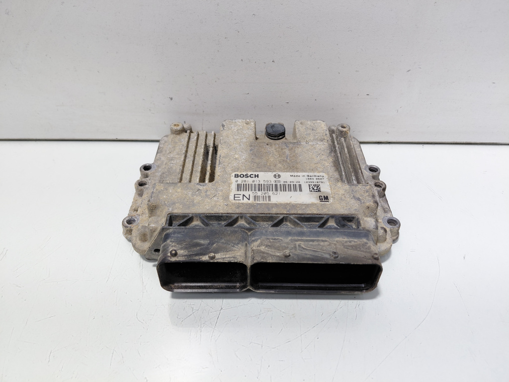 Calculator motor ECU, cod 55205621, 0281013593, Opel Zafira B (A05) 1.9 CDTI, Z19DT (id:698246)
