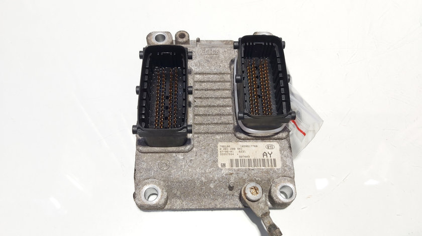 Calculator motor ECU, cod 55557934, Opel Astra G, 1.4 benz, Z14XEP (idi:631298)