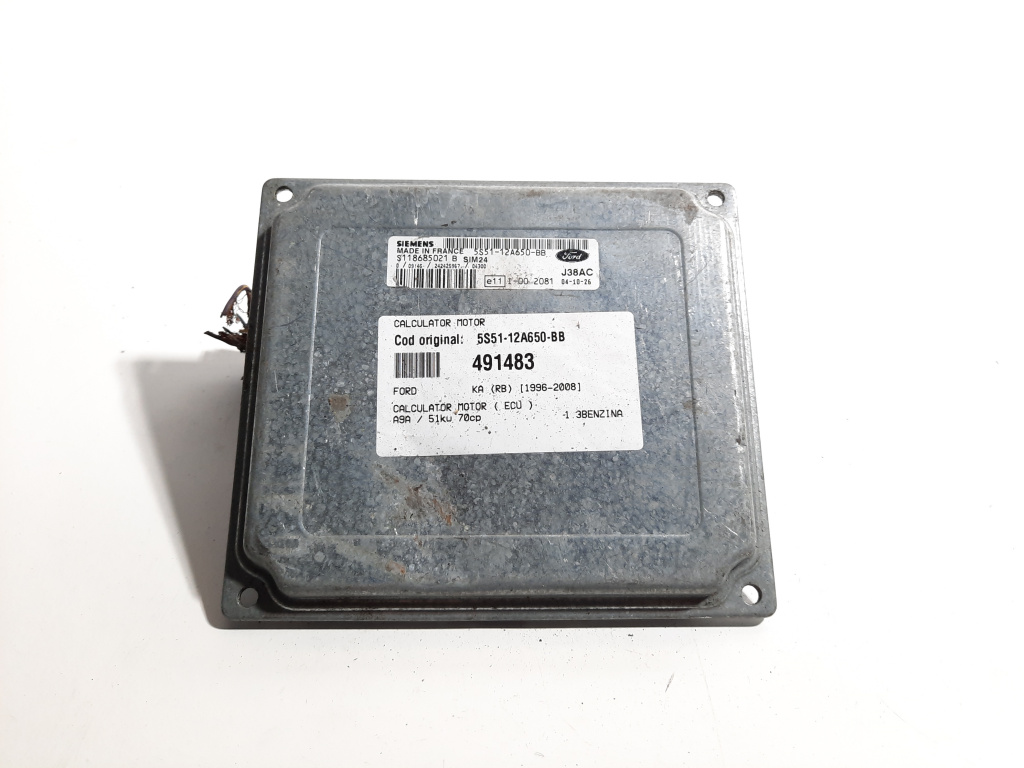 Calculator motor ECU, cod 5S51-12A650-BB, Peugeot 306, 1.3 benz, A9A (idi:491483)