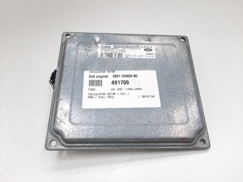 Calculator motor ECU, cod 5S51-12A650-BC, Citroen Xsara hatchback, 1.3 benz, A9A (idi:491706)