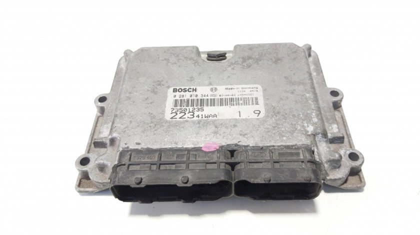 Calculator motor ECU, cod 73501235, 0281010344, Alfa Romeo 147 (937), 1.9 JTD, 182B9000 (idi:129193)