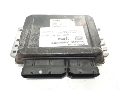 Calculator motor ECU, cod 7530656-7527610, Mini Cooper Cabrio (R52), 1.6 16v benz, W10B16AB (idi:491...