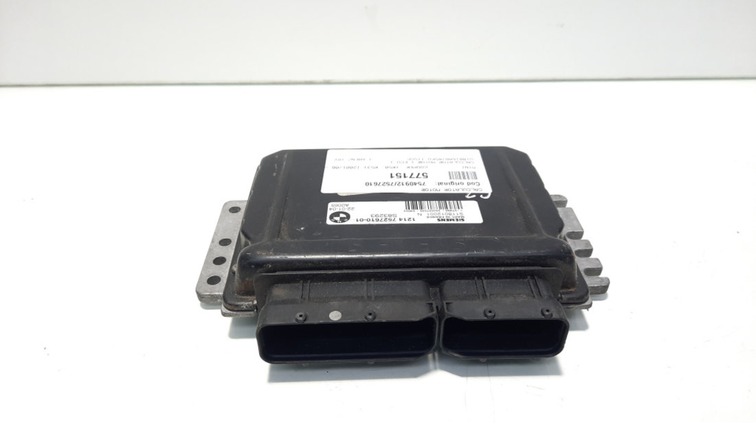 Calculator motor ECU, cod 7540912, 7527610, Mini Cooper Cabrio (R52), 1.6 16V benz, W10B16AB (idi:577151)