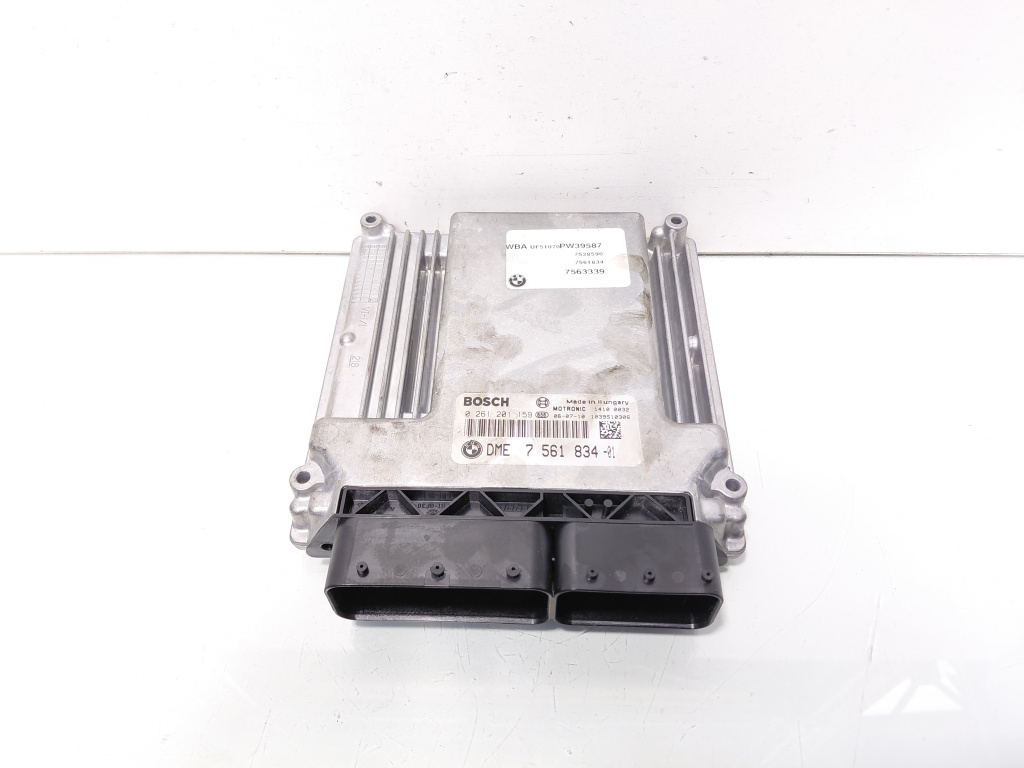 Calculator motor ECU, cod 7561834, 0261201159, Bmw 3 (E90) N46B20B (id:699429)