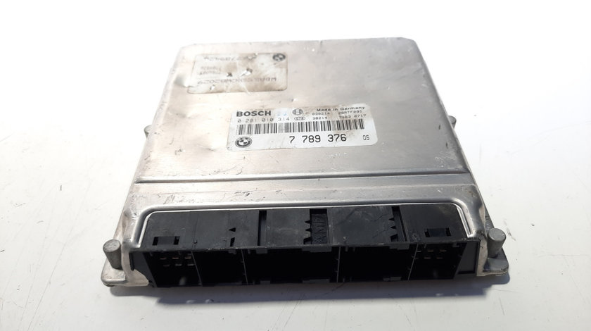 Calculator motor ECU, cod 7789376, 0281010314, Bmw 5 Touring (E39), 2.5 diesel, 256D1 (idi:491977)