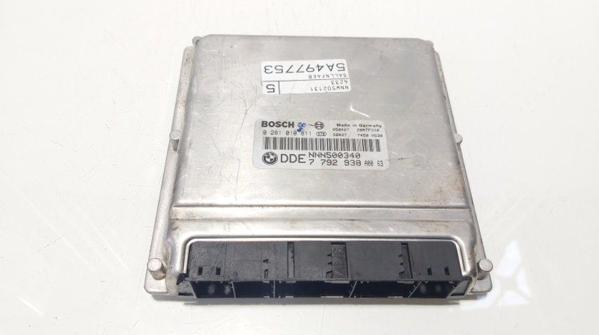 Calculator motor ECU, cod 7792938, 0281010811, Land Rover Freelander (LN), 2.0 diesel, 204D3, 4X4 (id:635049)