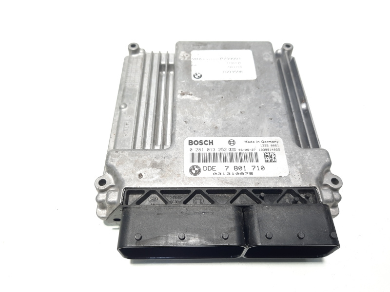 Calculator motor ECU, cod 7801710, 0281013252, Bmw 1 (E81, E87) 2.0 diesel, 204D4 (idi:576606)
