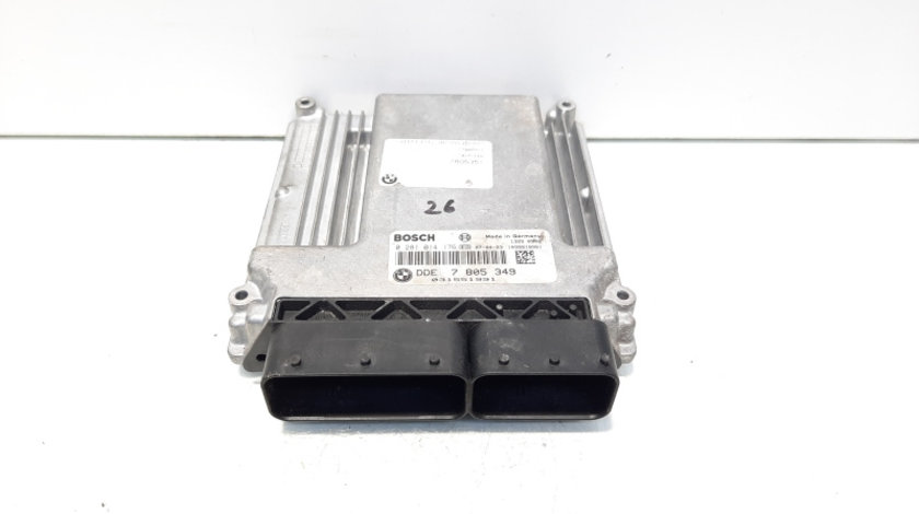 Calculator motor ECU, cod 7805349, 0281014176, Bmw 3 Touring (E91), 2.0 diesel, 204D4 (idi:592353)