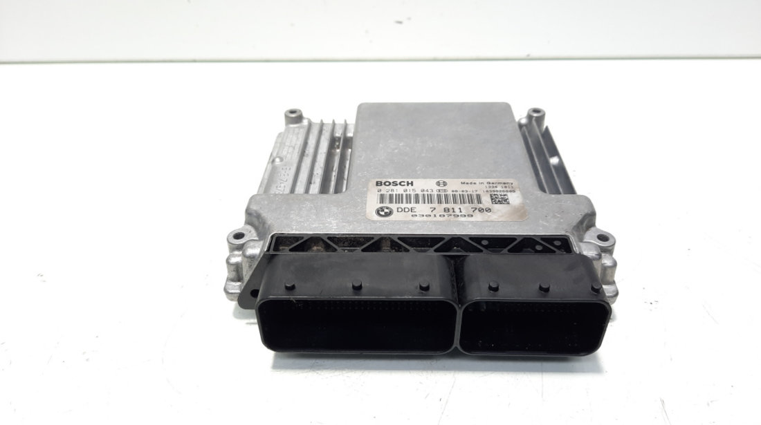 Calculator motor ECU, cod 7811700, 0281015043, Bmw 1 (E81, E87), 2.0 diesel, N47D20A (id:558719)