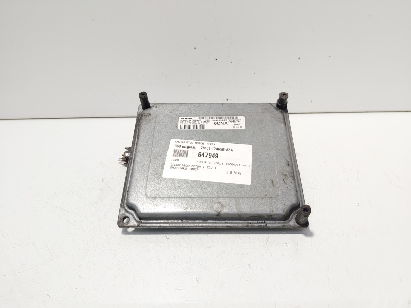 Calculator motor ECU, cod 7M51-12A650-AZA, Ford C-Max 1, 1.6 benz, SHDB (idi:647949)