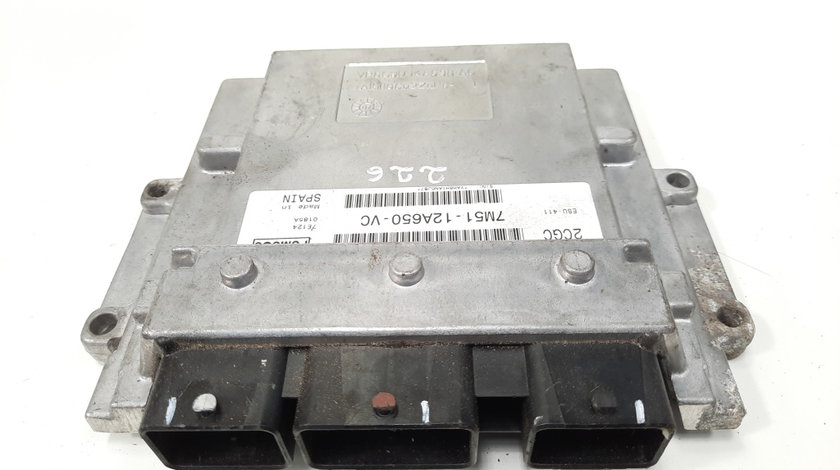 Calculator motor ECU, cod 7M51-12A650-VC, Ford C-Max 1, 1.8 benz, QQDA (idi:549973)
