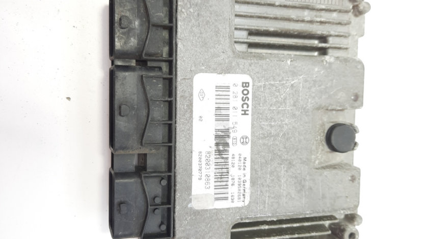 Calculator motor ECU, cod 8200310863, 0281011549, Renault Megane 2, 1.9 DCI, F9Q800 (idi:482966)