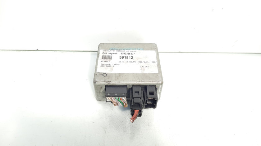 Calculator motor ECU, cod 8200336827, Renault Clio 2 Coupe, 1.5 DCI, K9K (id:591812)